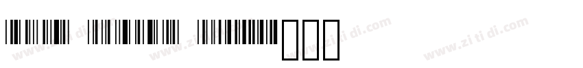 Libre Barcode EAN13字体转换